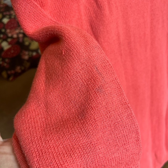 100% Cotton Vintage Pierre Cardin Coral sweater. - Picture 9 of 9